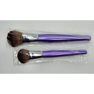 Younique Beachfront Large & Small Brush Set Purple Makeup Brush New in Packaging